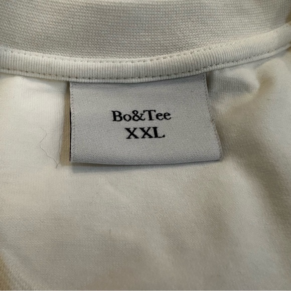 Bo&Tee Women's Crewneck Short Sleeve "Gymbrat" Cropped Tee Shirt Size 2XL - Picture 8 of 9